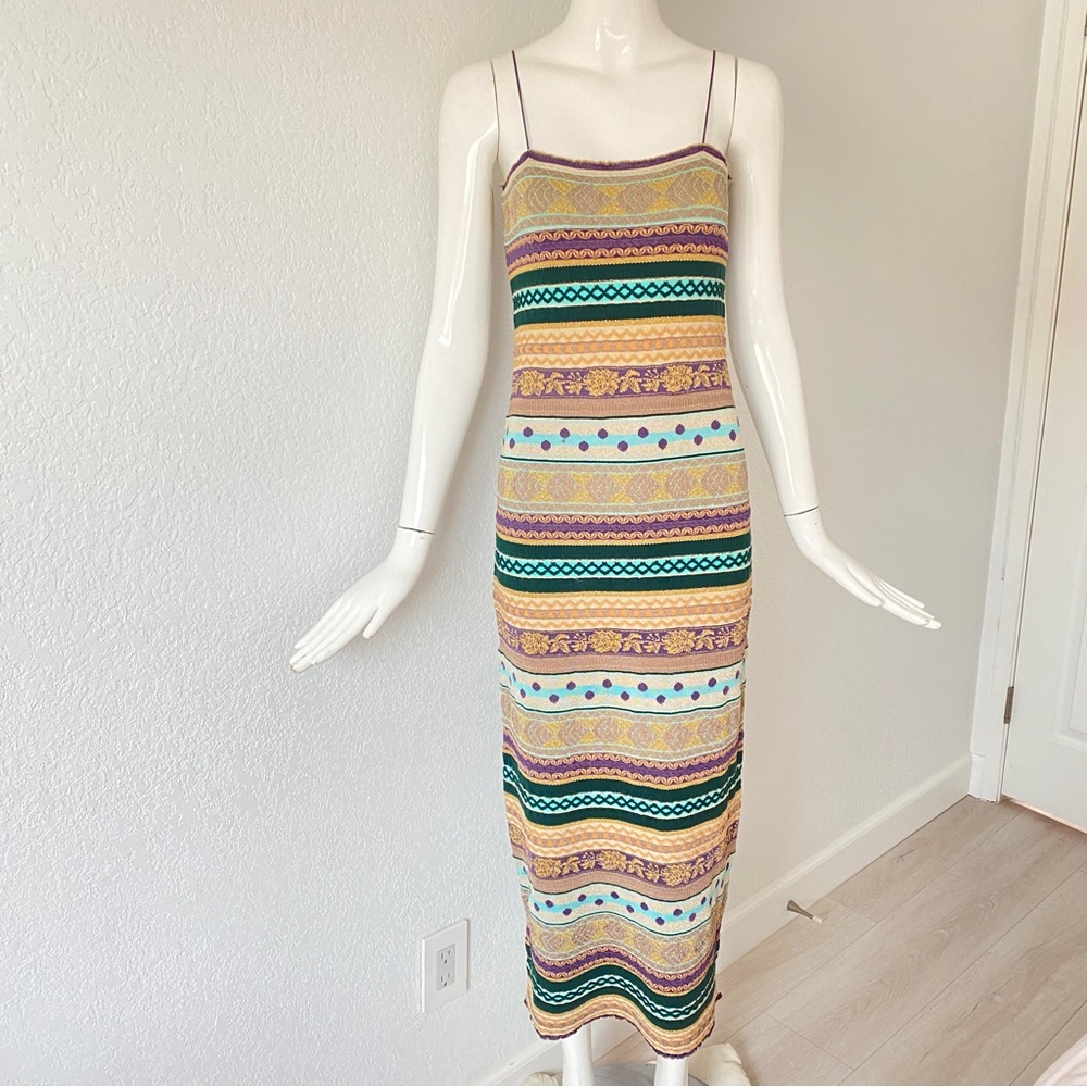 Missoni Multicolor Knit Maxi Dress